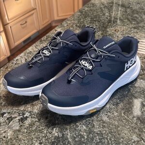 Hoka Mens Navy/White Transport size 10
